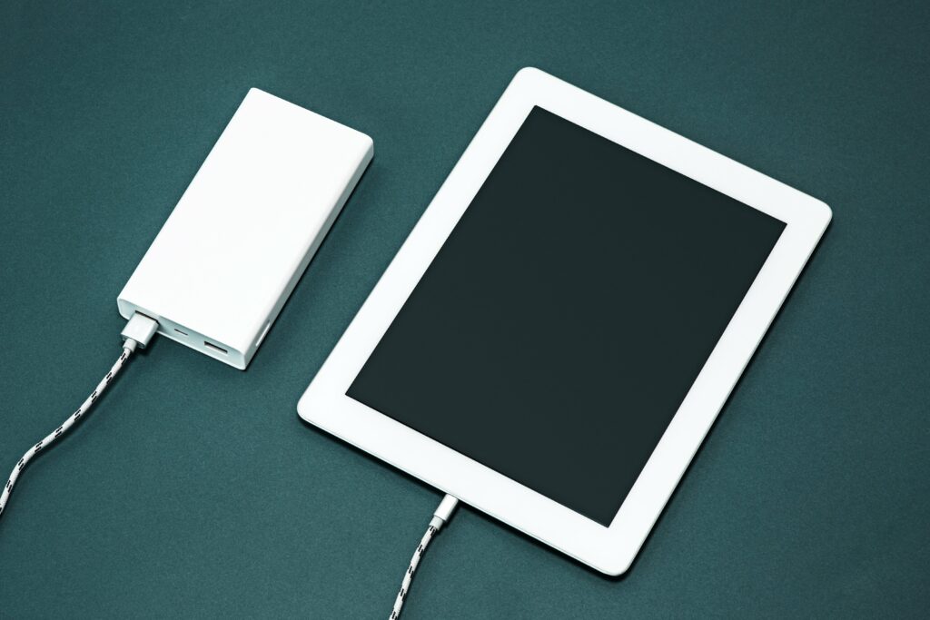 iPad charging cable and adapter